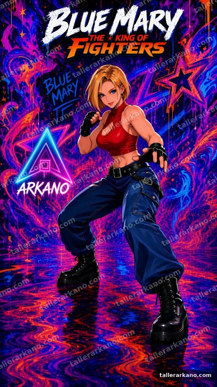 Blue Mary — Poster de aluminio